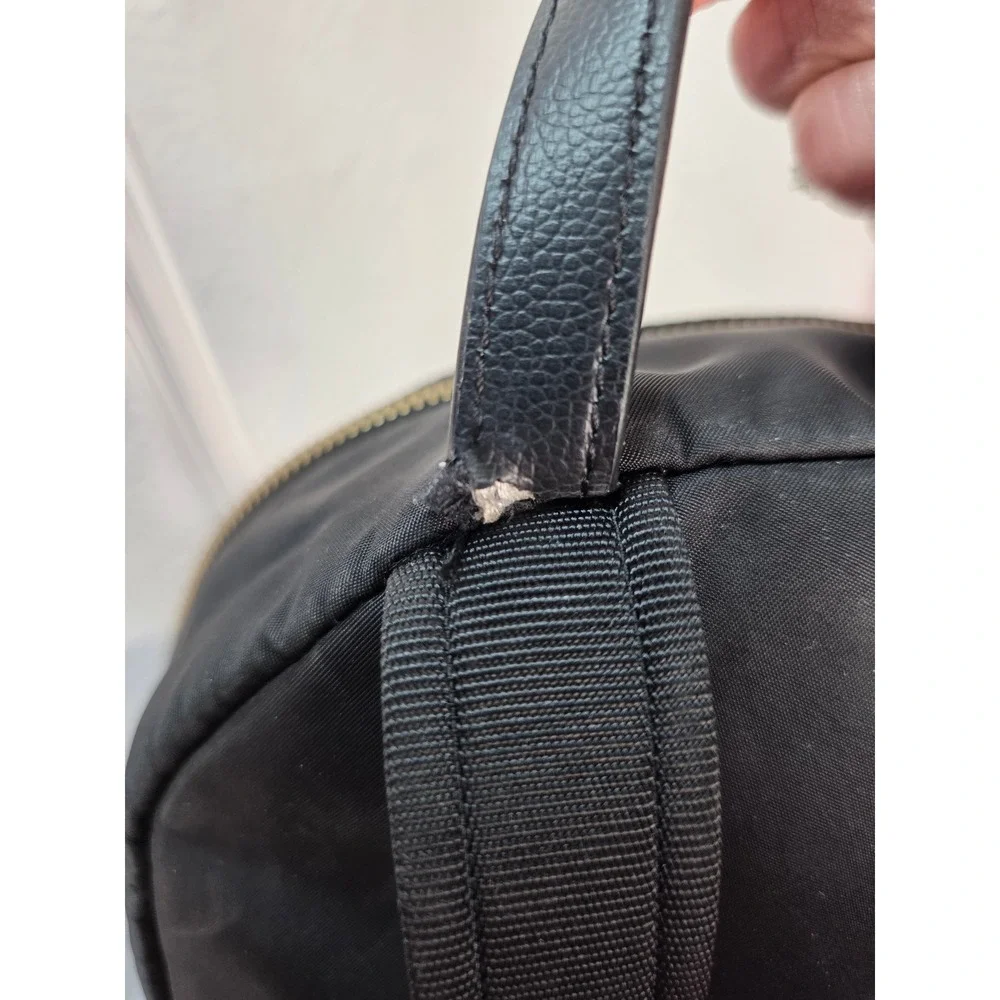 Kate Spade New York Chelsea Small Backpack Black Nylon Gold Hardware WKR00556